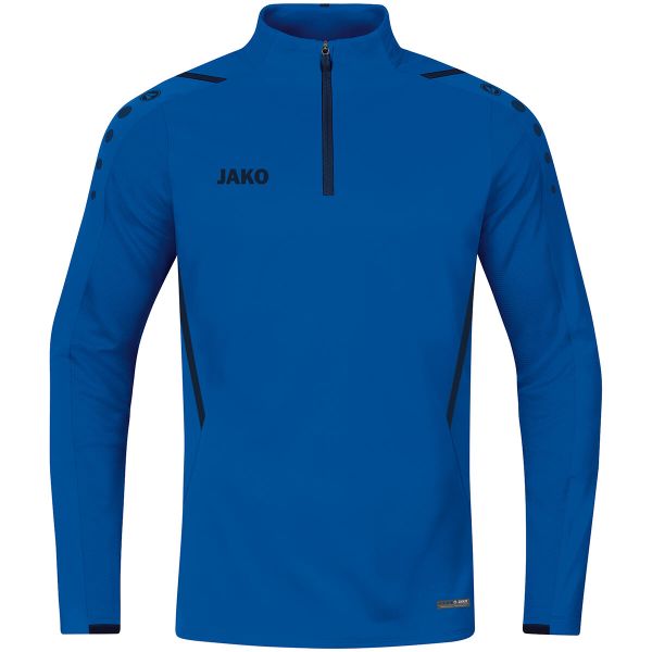 Bluza dresowa zapinana na zamek błyskawiczny Jako Challenge. Niebieskie bluzy bez kaptura męskie Jako, m, z dresówki. W wyprzedaży za 192.50 zł.