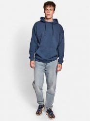 Redefined Rebel Bluza Harry 223031 Niebieski Hoodie Fit. Niebieskie bluzy bez kaptura męskie Redefined Rebel, m, z bawełny. Za 179.99 zł.