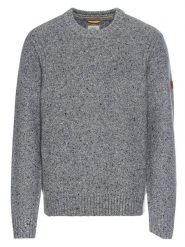 Camel Active Sweter w kolorze szarym rozmiar: XXL. Szare swetry męskie Camel Active, xxl, z aplikacjami, ze skóry, bez kołnierzyka. Za 261.05 zł.