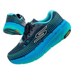 Buty sportowe do biegania męskie Skechers Max Cushioning. Niebieskie obuwie do biegania damskie Skechers, Skechers Sport. Za 439.00 zł.