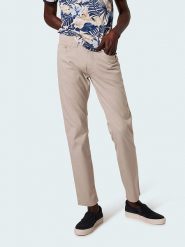 Pierre Cardin Spodnie w kolorze beżowym rozmiar: W33/L34. Brązowe spodnie materiałowe męskie Pierre Cardin, z aplikacjami, z materiału, klasyczne. Za 144.24 zł.