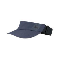 Czapka z daszkiem BUFF SPEED VISOR SOLID ASH. Niebieskie czapki męskie Buff, bez wzorów, z poliesteru. Za 139.90 zł.
