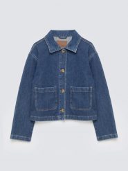 Kurtka damska jeansowa granatowa Aubrey 547. Niebieskie kurtki damskie Big Star, na lato, l, bez wzorów, z bawełny, bez kaptura. Za 329.99 zł.