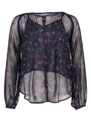 Pepe Jeans Bluzka w kolorze granatowym rozmiar: M. Niebieskie bluzki damskie Pepe Jeans, m, bez wzorów, z jeansu, bez kołnierzyka, bez ramiączek. Za 74.81 zł.