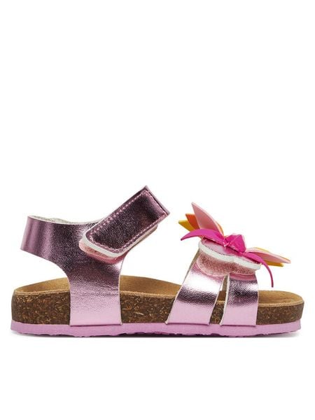 Primigi Sandały 7934722 S Różowy. Czerwone sandały dziewczęce Primigi, ze skóry, bez zapięcia. Za 209.99 zł.