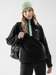 Siroko Bluza polarowa "Stowe-W" w kolorze czarno-miętowym rozmiar: XL. Czarne bluzy bez kaptura damskie SIROKO, xl, z materiału. Za 158.47 zł.
