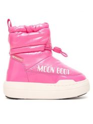 Moon Boot Śniegowce Jr Park Tube Mid Glitter Wp 80D3440110 Różowy. Czerwone kozaki dziewczęce Moon Boot, bez wzorów, ze skóry, bez obcasa. Za 759.99 zł.