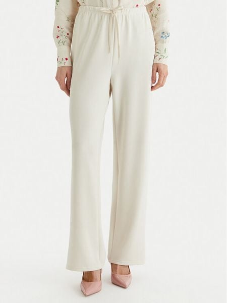ONLY Spodnie materiałowe Maya 15369156 Beżowy Loose Fit. Brązowe spodnie materiałowe damskie Only, bez wzorów, z materiału. Za 119.99 zł.
