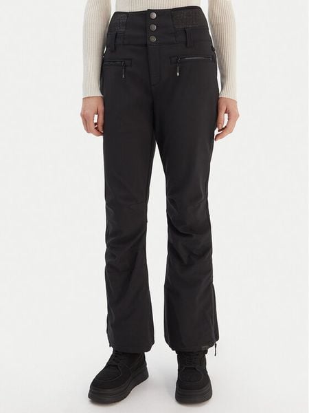 Roxy Spodnie snowboardowe Rising High ERJTP03295 Czarny Skinny Fit. Czarne spodnie materiałowe damskie Roxy, l, z syntetyku, narciarskie. Za 489.00 zł.