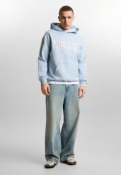 Bluza sportowa męska Prosto Harvard z kapturem. Niebieskie bluzy sportowe męskie Prosto., l, z bawełny. Za 249.99 zł.