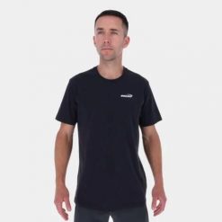 Koszulka bawełniana męska Inov-8 Graphic T-Shirt Mont Blanc. Szare t-shirty męskie Inov-8, m, bez wzorów, z bawełny, bez kołnierzyka. Za 98.99 zł.