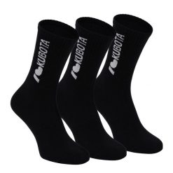 Kubota Skarpety Męskie Bawełniane I Love Kubota. Czarne skarpetki męskie Kubota, bez wzorów, z bawełny. Za 59.99 zł.
