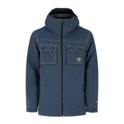 Kurtka narciarska Protest Rail. Niebieskie kurtki męskie Protest, m, bez wzorów, bez kaptura, narciarskie. Za 812.00 zł.