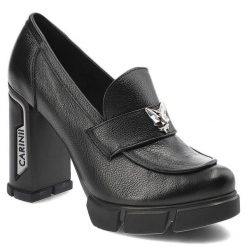 Czarne Półbuty Carinii Wygodne Buty Na Obcasie. Czarne półbuty damskie Carinii, z aplikacjami, ze skóry, biznesowe, bez obcasa, na obcasie. Za 419.00 zł.