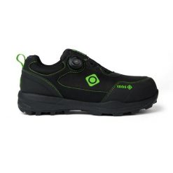 Obuwie robocze S3 ATHENS do wymagających prac z pełną ochroną. Czarne buty trekkingowe męskie IZAS, z nylonu, bez zapięcia, trekkingowe. Za 573.87 zł.