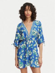 Maaji Sukienka plażowa PT2451CPO500 Niebieski. Niebieskie sukienki damskie Maaji, na plażę, l, bez wzorów, z wiskozy, bez kołnierzyka, bez ramiączek. Za 349.99 zł.