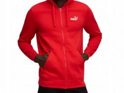 Bluza na co dzień Męska Puma Z Kapturem Na Zamek. Czerwone bluzy z kapturem męskie Puma, m, z bawełny. Za 209.00 zł.