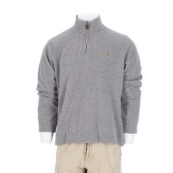 Second life - Sweter męski szary Polo Ralph Lauren - Stan bardzo dobry. Szare swetry męskie Ralph Lauren, l, bez wzorów, z jeansu, bez kołnierzyka. Za 255.56 zł.