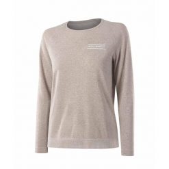 Koszulka damska z długim rękawem do spania z dodatkiem lnu Brubeck COMFORT NIGHT. Brązowe t-shirty damskie Brubeck, bez wzorów, ze lnu, bez kołnierzyka. Za 129.99 zł.