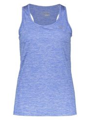 Mizuno Top sportowy "Impulse Core" w kolorze niebieskim rozmiar: XL. Niebieskie topy damskie Mizuno, xl, bez wzorów, bez ramiączek. Za 57.06 zł.