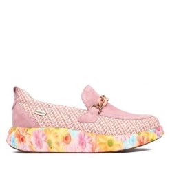 Półbuty Laura Vita. Czerwone półbuty damskie Laura Vita, bez wzorów, bez obcasa, na płaskiej podeszwie. Za 519.99 zł.