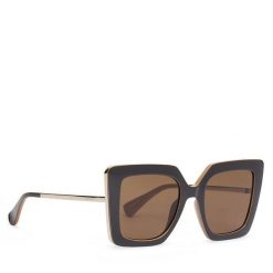 Okulary przeciwsłoneczne Max Mara. Brązowe okulary przeciwsłoneczne damskie Max Mara. Za 1,069.00 zł.