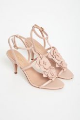 Sandały na szpilce damskie TWINSET. Sandały damskie Twinset Milano, bez wzorów, bez obcasa, na szpilce. Za 1,039.00 zł.