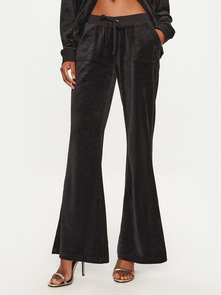 Juicy Couture Spodnie dresowe Caisa JCSEBJ008 Czarny Slim Fit. Czarne spodnie dresowe damskie Juicy Couture, s, bez wzorów, z bawełny. Za 309.99 zł.