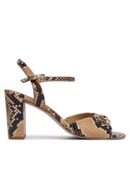 HÖGL Sandały 1-107427 Brązowy. Brązowe sandały damskie HÖGL, bez wzorów, ze skóry, bez obcasa, na słupku. Za 849.99 zł.