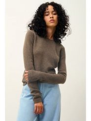 AUTHENTIC CASHMERE Kaszmirowy sweter "Ivy" w kolorze brązowym rozmiar: XL. Brązowe swetry klasyczne damskie AUTHENTIC CASHMERE, xl, z kaszmiru, bez kołnierzyka. Za 506.95 zł.