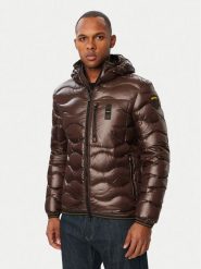 Blauer Kurtka puchowa Wave 26WBLUC03064 Brązowy ciemny Regular Fit. Brązowe kurtki męskie Blauer, m, bez wzorów, z puchu, bez kaptura. Za 1,849.00 zł.