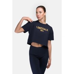 Damska koszulka o kroju oversize Lonsdale Moira. Brązowe t-shirty damskie Lonsdale, xl, bez wzorów, z bawełny, bez kołnierzyka. Za 77.85 zł.
