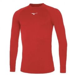 Podkoszulka z długim rękawem Mizuno Team Core underwear. Czerwone bielizna termoaktywna męska Mizuno, l, bez wzorów, z poliesteru. Za 243.00 zł.