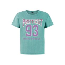 Koszulka damska Protest File. Zielone t-shirty damskie Protest, m, bez wzorów, ze skóry, bez kołnierzyka. Za 256.00 zł.