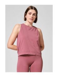 Damska Koszulka Fitness Essential Block Casualowa. Czerwone bluzki sportowe damskie Casall, l, z materiału, bez kołnierzyka, bez ramiączek. Za 149.00 zł.
