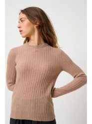 AUTHENTIC CASHMERE Kaszmirowy sweter "Bella" w kolorze karmelowym rozmiar: L. Brązowe swetry klasyczne damskie AUTHENTIC CASHMERE, l, z kaszmiru, bez kołnierzyka. Za 352.43 zł.