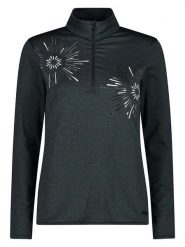 CMP Bluza polarowa w kolorze antracytowym rozmiar: 42. Czarne bluzy bez kaptura damskie CMP, z materiału. Za 151.50 zł.