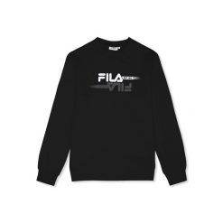 Bluza Fila Manta Regular Graphic. Czarne bluzy bez kaptura męskie Fila, m. Za 212.95 zł.