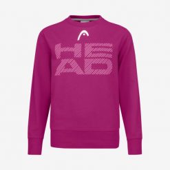 Bluza damska Rally Sweatshirt. Czerwone bluzy z nadrukiem damskie HEAD, m, z bawełny. W wyprzedaży za 161.00 zł.