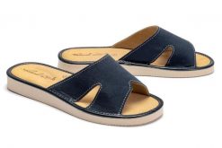 METEOR 118 BOHO granat, kapcie damskie. Niebieskie kapcie damskie Meteor. Za 44.99 zł.
