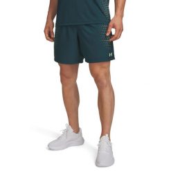 Szorty Under Armour Tech Play. Zielone szorty męskie Under Armour, bez wzorów, z materiału. Za 160.00 zł.