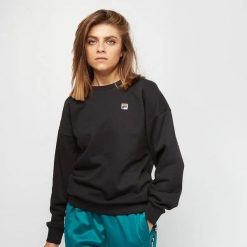 Damska bluza Fila Women Suzanna Crew Sweat 687456-002. Czarne bluzy bez kaptura damskie Fila, xs, bez wzorów, z bawełny, bez ramiączek, długie, bez kaptura. Za 99.00 zł.