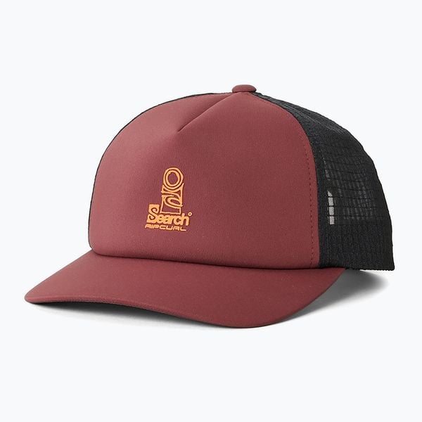 Czapka z daszkiem męska Rip Curl Vaporcool Search Trucker. Czerwone czapki męskie Rip Curl, bez wzorów. Za 109.99 zł.