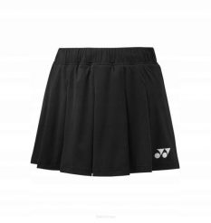 Spodenki tenisowe Yonex Tennis Shorts. Czarne szorty damskie YONEX, bez wzorów, z materiału. Za 195.99 zł.