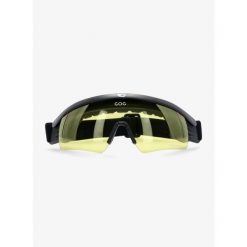 Okulary na narty biegowe GOG Cortina - matt black/yellow. Czarne okulary przeciwsłoneczne męskie GOG. Za 130.99 zł.