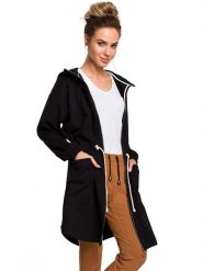 Made of emotion Parka w kolorze czarnym rozmiar: S/M. Czarne parki damskie Made Of Emotion, m, bez wzorów. Za 114.17 zł.