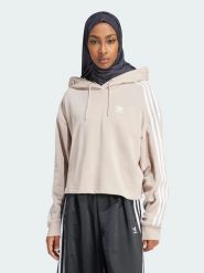 Adidas Bluza w kolorze beżowym rozmiar: S. Brązowe bluzy z kapturem damskie Adidas, s. Za 126.75 zł.