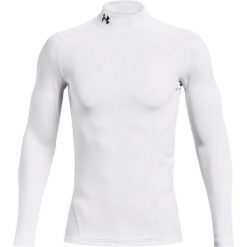 Pod koszulą z wysokim kołnierzykiem Under Armour Coldgear®. Białe koszule męskie Under Armour, s, bez wzorów, z materiału, bez kołnierzyka, bez ramiączek. Za 287.50 zł.