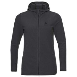 Bluza z kapturem damska Odlo Roy Mid Layer Hoody Full Zip. Czarne bluzy z kapturem damskie Odlo, l. Za 282.99 zł.
