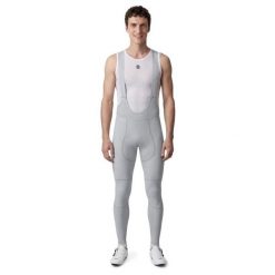 Męskie długie spodnie rowerowe Kolarstwo Siroko SRX Supreme Gray. Szare spodnie materiałowe męskie SIROKO, bez wzorów, sportowe. Za 725.00 zł.